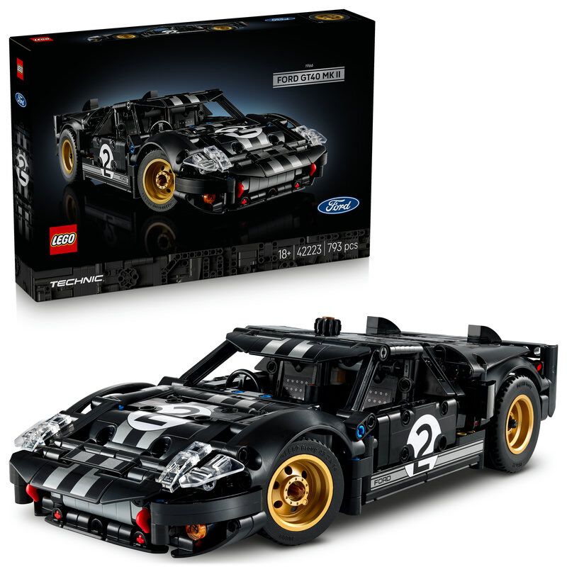 レゴ LEGO テクニック 1966 Ford GT40 MKII レースカー 42223