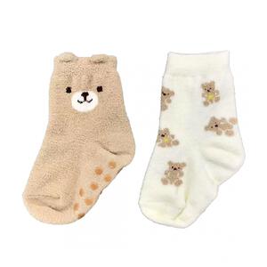 2Pモコモコクルーソックスクマ ベビーザらス限定