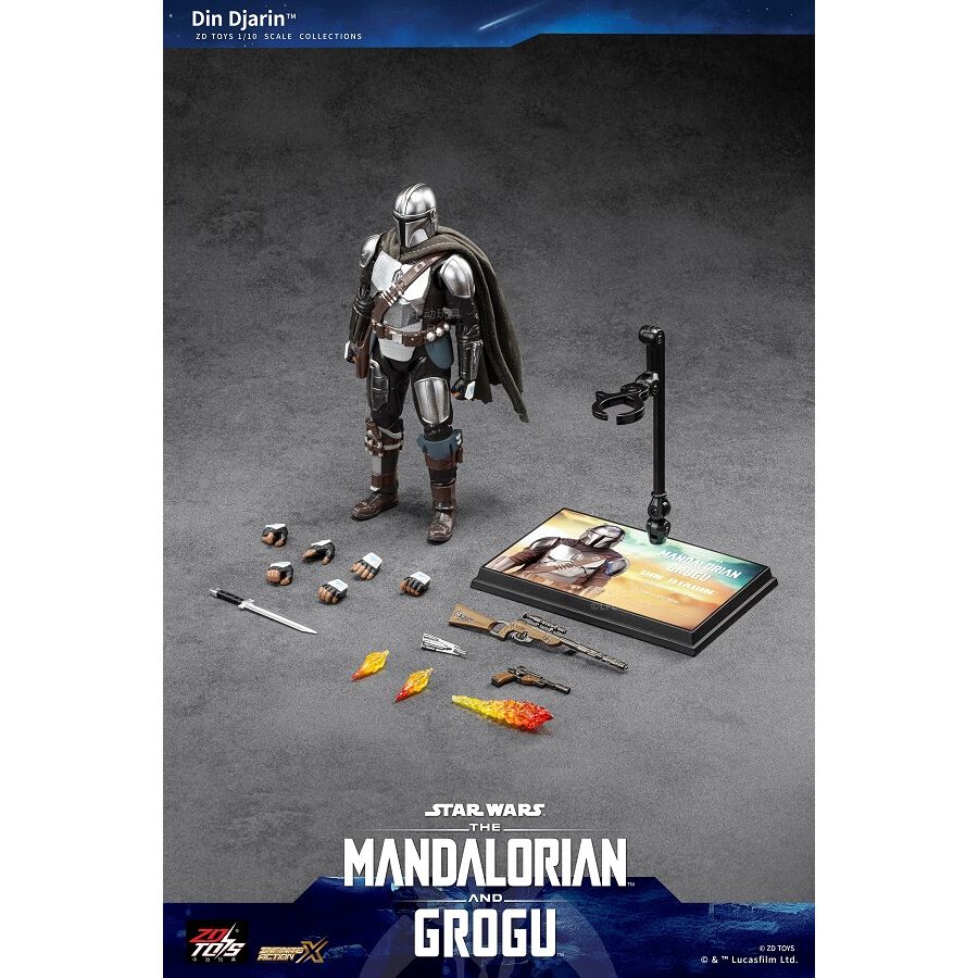 ZD TOYS スター・ウォーズ アクションフィギュア マンダロリアン