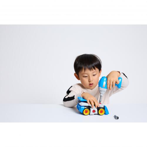 プレイポップ ＤＩＹ組み立てよう！レーシングカープレイセット トイザらス限定  3歳 4歳 5歳