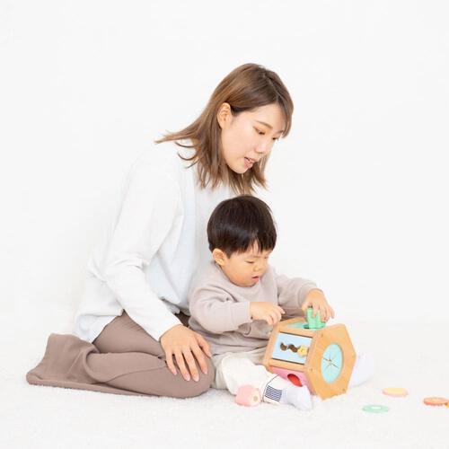 ウッディプッディのかたちあわせ はじめてのつみき もぐもぐボックス