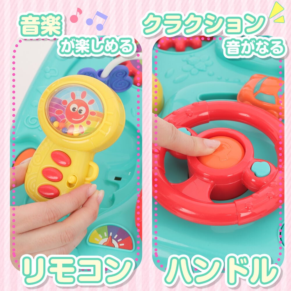 プレイポップ くみたてかんたん！両面つかえるアクティビティテーブル
