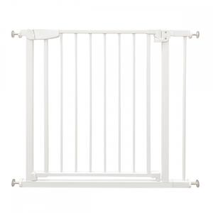 【ブラックフライデー】セーフティスタイリッシュゲート拡張フレーム付き (ホワイト)　【前後両開きドア オートクローズ機能 取り付け幅：約75～89cm】