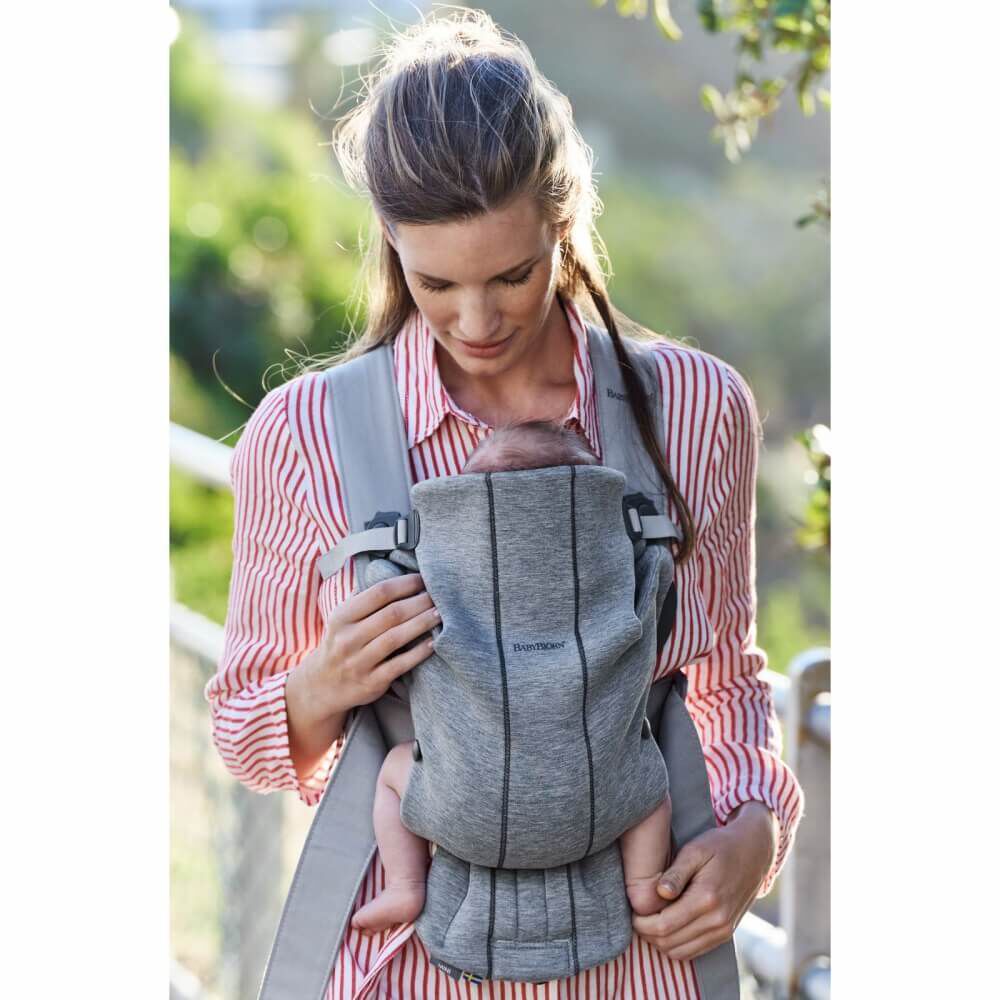 き★ ベビージョルン BabyBjorn ベビービョルン ベビーキャリア MINI 3Dジャージー（ライト