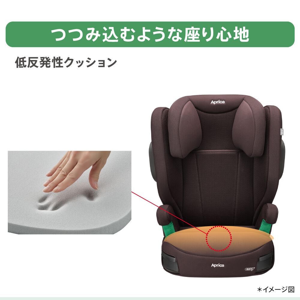 Aprica アップリカ ライドクルー ISOFIX AC（ブラック）ジュニアシート