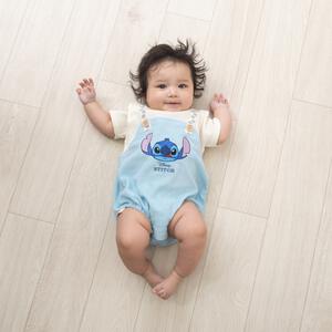 Disney ディズニー 半袖ボディスーツ 吊りブルマ風 スティッチ サックス&times;80cm ベビーザらス限定 赤ちゃん 出産準備 出産祝い ベビー服 子供服
