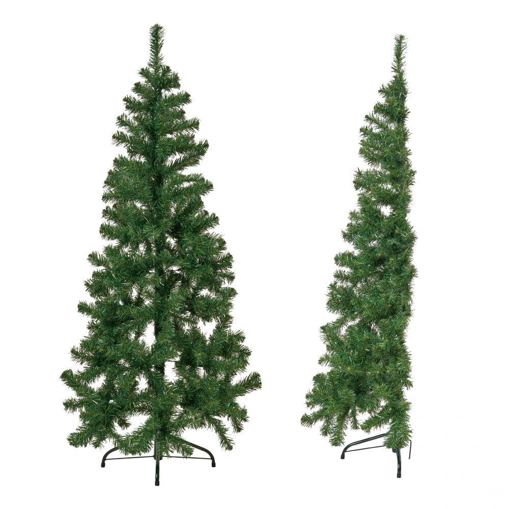 クリスマス】150cm 3段式リアルヌードハーフツリーナチュラル