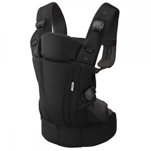 Aprica アップリカ ラクリス AB (ブラック) 抱っこ紐 新生児タテ対面抱っこ タテ対面抱っこ 前向き抱っこ おんぶ 腰らくサポート 簡単装着 生後14日後～3歳頃まで