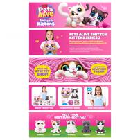 ペットアライブ サプライズ ニャーニャー鳴くよ！ こねこちゃん シリーズ2 トイザらス限定【種類ランダム】