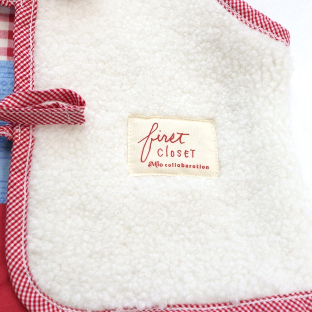 FirstCloset×mioさん】 リバーシブルベスト スムス×シープボア