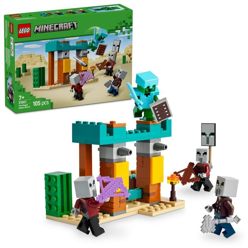 オンライン限定価格】レゴ LEGO マインクラフト 邪悪な村人の砂漠