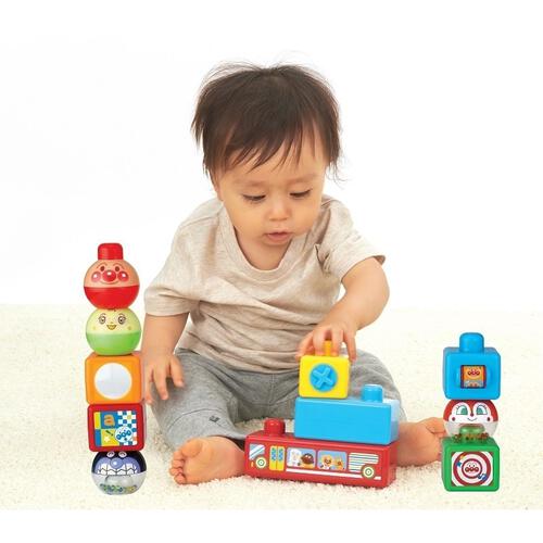 【オンライン限定価格】ベビラボ 脳を育む つみたくなるなる！アンパンマン