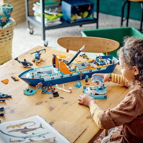 レゴ LEGO シティ 北極探検船 60368｜おもちゃ 玩具 誕生日 プレゼント ブロック 知育 7歳 8歳 9歳