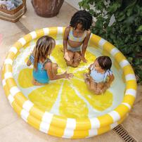 インテックス INTEX ビニールプール レモンプール 147cm  赤ちゃん 小さい 円形 2歳から
