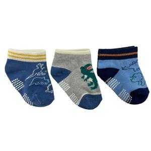 3P恐竜ショートソックス 9-15cm