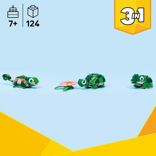 レゴ LEGO クリエイター のんびりカメさんの水辺さんぽ 31377｜おもちゃ 玩具 誕生日 プレゼント ブロック 7歳 8歳 9歳