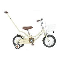 12インチ 身長90cm～105cm キュートベア ベージュ 3歳 4歳 男の子 女の子 助輪付き自転車 カゴ 押し手付 ノンキャラクター トイザらス限定 ベビーザらス限定