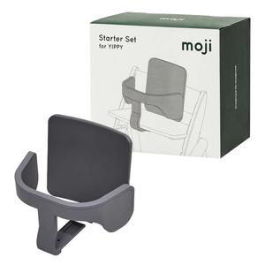 moji モジ イッピー イッピースターターセット (ダークグレー) ハイチェアアクセサリー 6か月頃～約15kg頃対応
