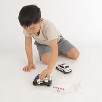 ライト＆サウンド ポリスカー＆ポリスバイク2台セット トイザらス限定  3歳 4歳 5歳 プレイポップ 誕生日 ギフト プレゼント