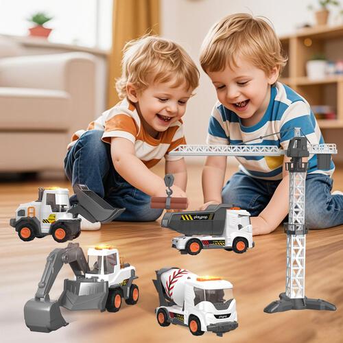 ライト＆サウンド スペース コンストラクションビークルセット トイザらス限定 クリスマスプレゼント 3歳 4歳 5歳