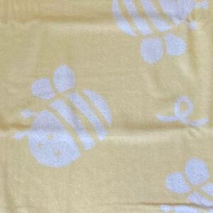 正方形湯上りタオル みつばち柄 ベビーザらス限定