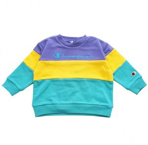 【Champion】長袖切替トレーナー グリーン×100cm ベビーザらス限定