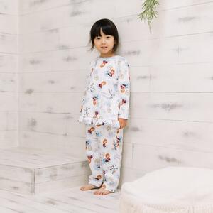 ディズニー アナと雪の女王 長袖パジャマ フェミニン かぶり ホワイト×100cm ベビーザらス限定