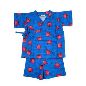 sophitica 甚平スーツ カニ ブルー×100cm