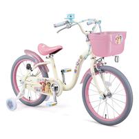 18インチ 身長105～122cm 子供用自転車 プリンセス ハピネス 補助輪付き自転車 4歳 5歳 6歳