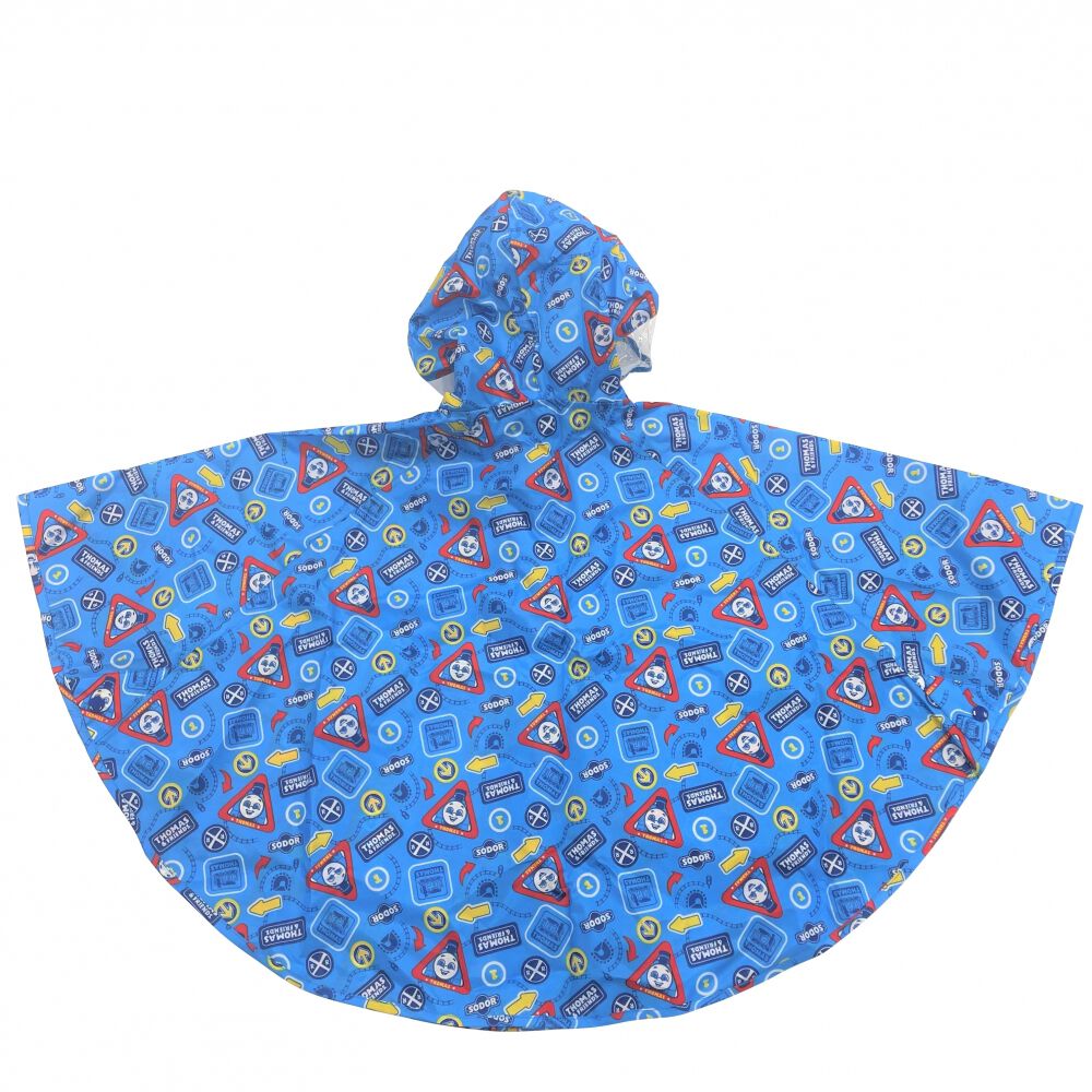 THOMAS トーマス レインポンチョ ポケッタブル 総柄 ベビーザらス限定