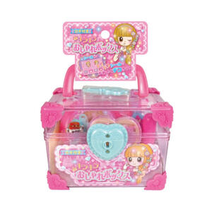 キラキラおしゃれボックス カギ付き アクセサリー コスメ メイクあそび ごっこ遊び おしゃれ 女の子