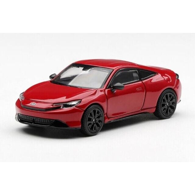 ホンダ プレリュード ミニカー 予約受付商品】MINI GT 1/64 Honda プレリュード ラリーレッド(左