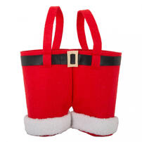 クリスマスツリー オーナメント 飾り 小さなサンタさんのズボン オーナメント 卓上 トイザらス限定