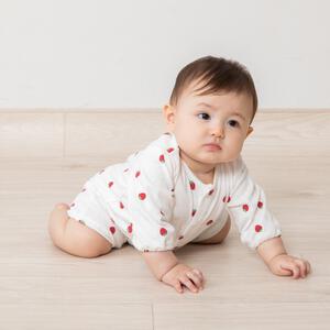 日本製ちびオール スムス イチゴ柄 ナチュラル×50-60cm ベビーザらス限定