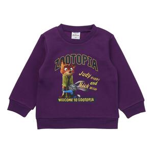 Disney ディズニー ズートピア 長袖デイリートレーナー 起毛 パープル×95cm ベビーザらス限定