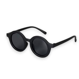 キッズサングラス ラウンド ブラック