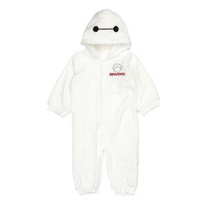 Disney ディズニー 長袖ロンパース ベイマックス フリース ホワイト×80cm