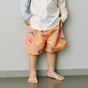 sophitica ボーイズ 恐竜 サーフショーツ オレンジ×100cm