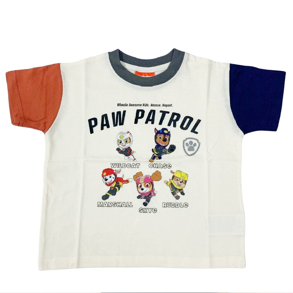 パウ・パトロールクレイジーTシャツ オフシロ×110cm | Babies