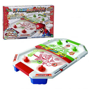 スーパーマリオ ストライクエアホッケー ATTACK｜本格エアフローシステム搭載 遊べるゲームは4種類 シューティングゲームも クリスマスプレゼント 4歳 5歳 6歳