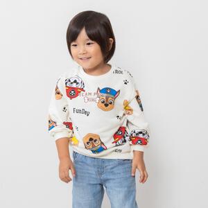 ベビーザらス限定　パウ･パトロール 総柄トレーナー(アイボリー&times;120cm)