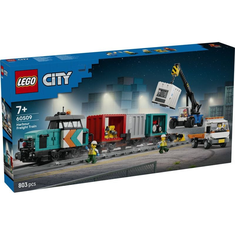 2026年6月1日発売】レゴ LEGO シティ 港湾の貨物列車とクレーン