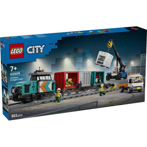 2026年6月1日発売】レゴ LEGO シティ 港湾の貨物列車とクレーン 
