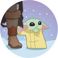 スターウォーズ グローグー ブラインドふわふわ缶バッジ(VOL.2) 全10種【種類ランダム】