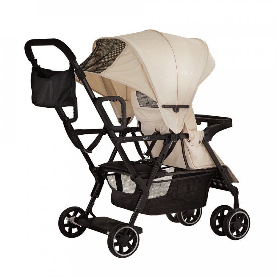 koa⭐︎ 　　　カトージ　ベビーカー KATOJI カトージ ベビーカー 二人でゴー (ベージュ) 【2人乗り