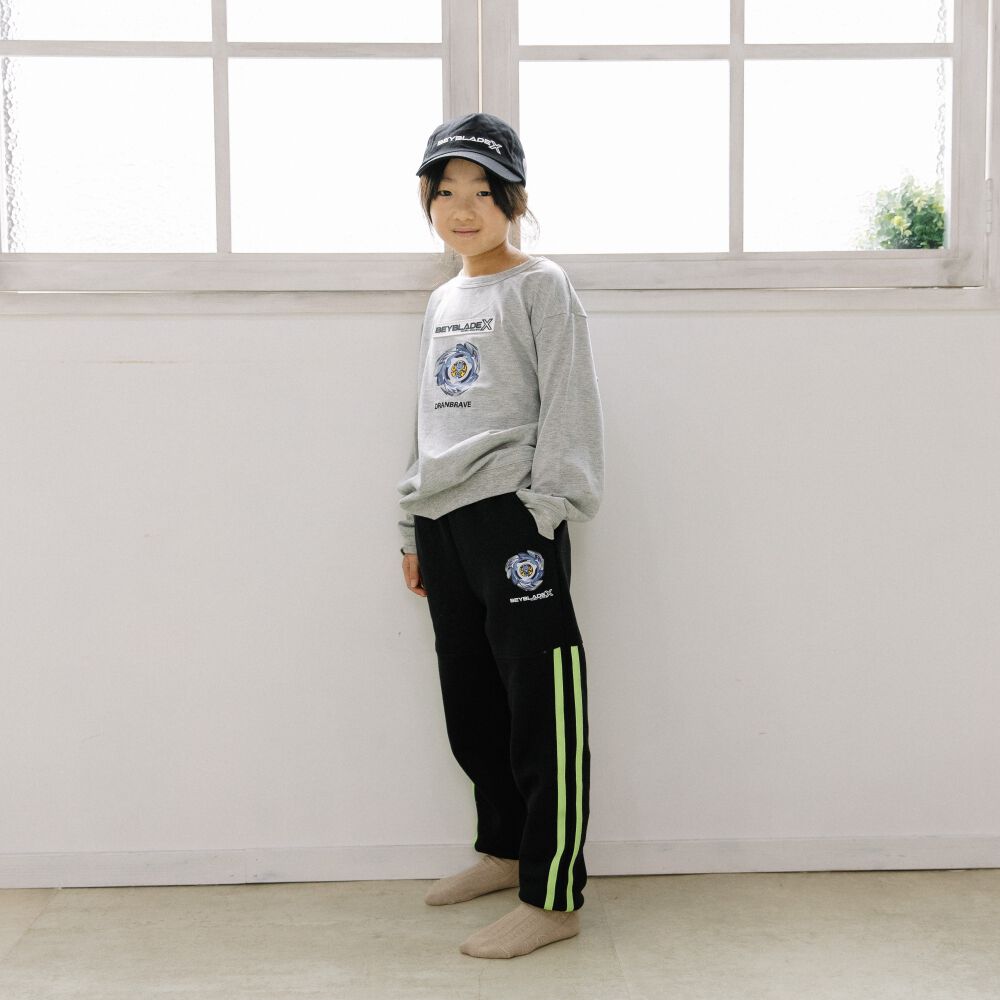 BEYBLADE X ロングパンツ ジャージ ベイブレード エックス ブラック