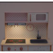 木製おしゃれな北欧風キッチン トイザらス限定 おままごと クリスマスプレゼント 3歳 4歳 5歳