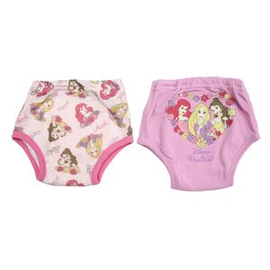 Dieney ディズニープリンセス  2枚組3層トレーニングパンツ ピンク×100cm ベビーザらス限定