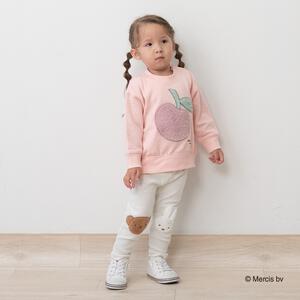 ミッフィーファーアップリケトレーナー リンゴ ピンク&times;90cm ベビーザらス限定