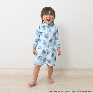 ドラクエベビー＆キッズ サーフパンツ スライムぴぴぴ ブルー&times;100cm